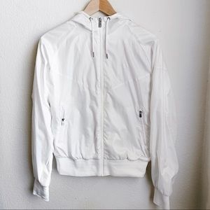 Nike | White Bomber Jacket
